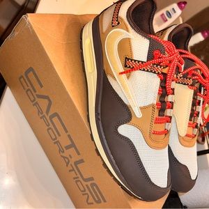 Men's Travis Scott x Nike Air Max 1 Baroque Brown